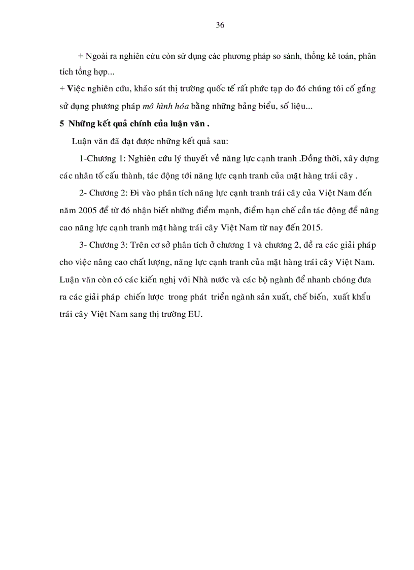 image for page Các giải pháp nâng cao năng lực cạnh tranh của mặt hàng trái cây xuất khẩu của Việt Nam sang thị trường EU giai đoạn 2006 2015