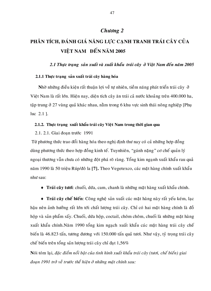 image for page Các giải pháp nâng cao năng lực cạnh tranh của mặt hàng trái cây xuất khẩu của Việt Nam sang thị trường EU giai đoạn 2006 2015