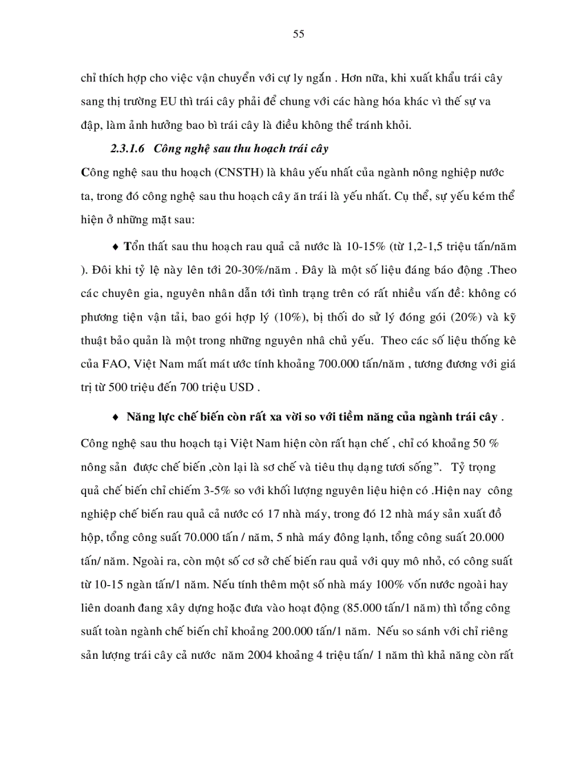 image for page Các giải pháp nâng cao năng lực cạnh tranh của mặt hàng trái cây xuất khẩu của Việt Nam sang thị trường EU giai đoạn 2006 2015