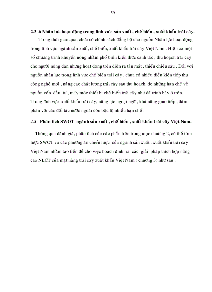 image for page Các giải pháp nâng cao năng lực cạnh tranh của mặt hàng trái cây xuất khẩu của Việt Nam sang thị trường EU giai đoạn 2006 2015