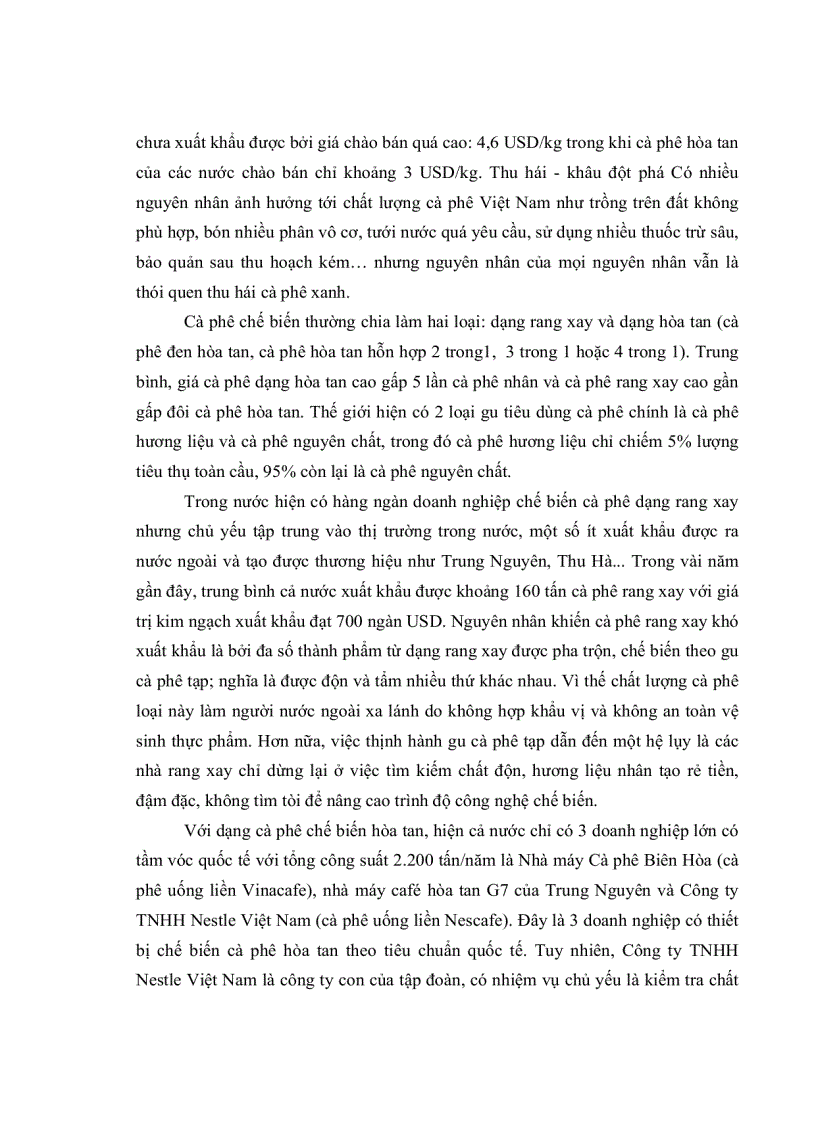 image for page Định hướng chiến lược xuất khẩu của Công ty Trung Nguyên vào thị trường CHLB Đức đến năm 2015