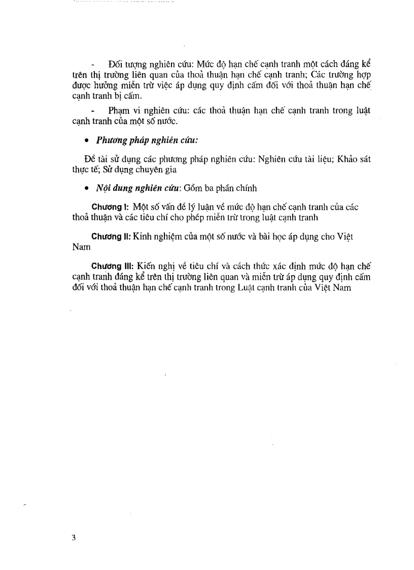 image for page Cơ sở khoa học xác định hạn chế cạnh tranh của các thỏa thuận và các tiêu chí cho phép miễn trừ trong luật cạnh tranh