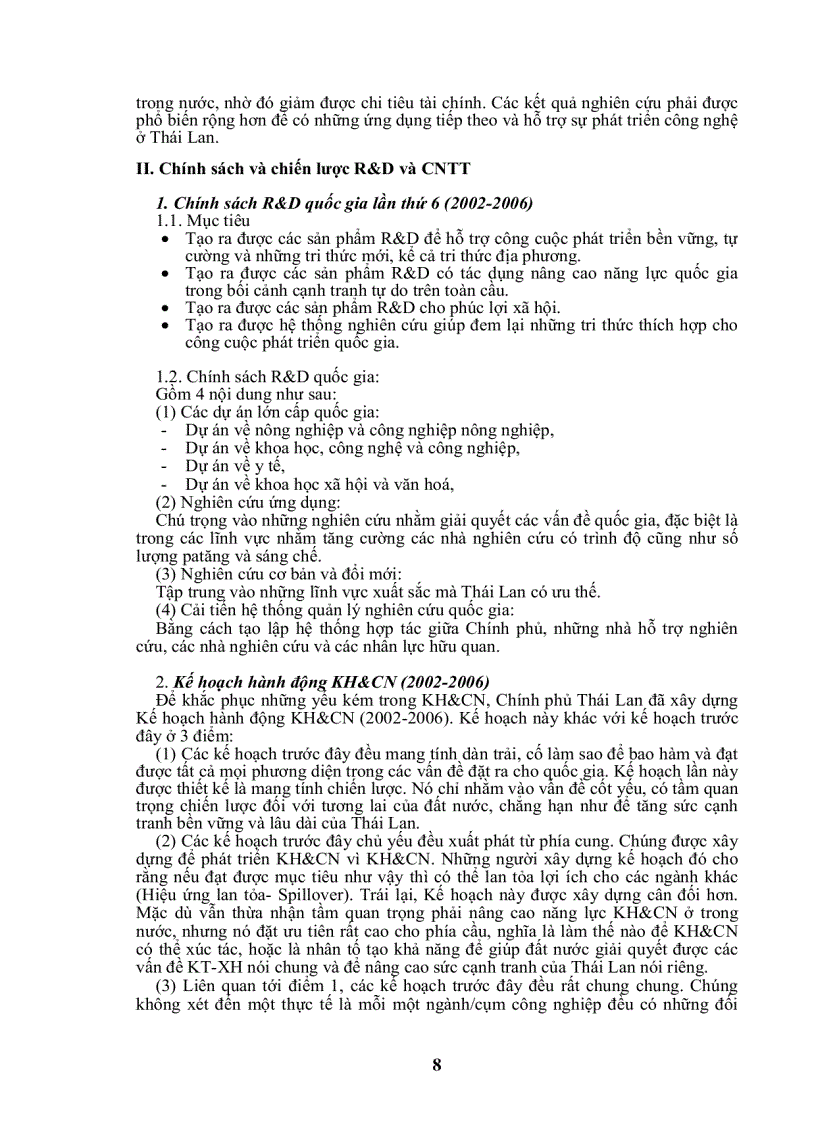 image for page Chiến lược và chính sách Khoa học và Công nghệ của Thái Lan