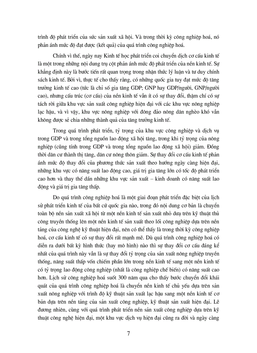 image for page Chuyển dịch cơ cấu kinh tế ngành trong quá trình công nghiệp hóa hiện đại hóa