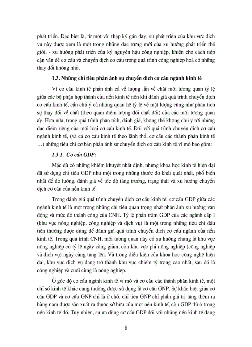 image for page Chuyển dịch cơ cấu kinh tế ngành trong quá trình công nghiệp hóa hiện đại hóa