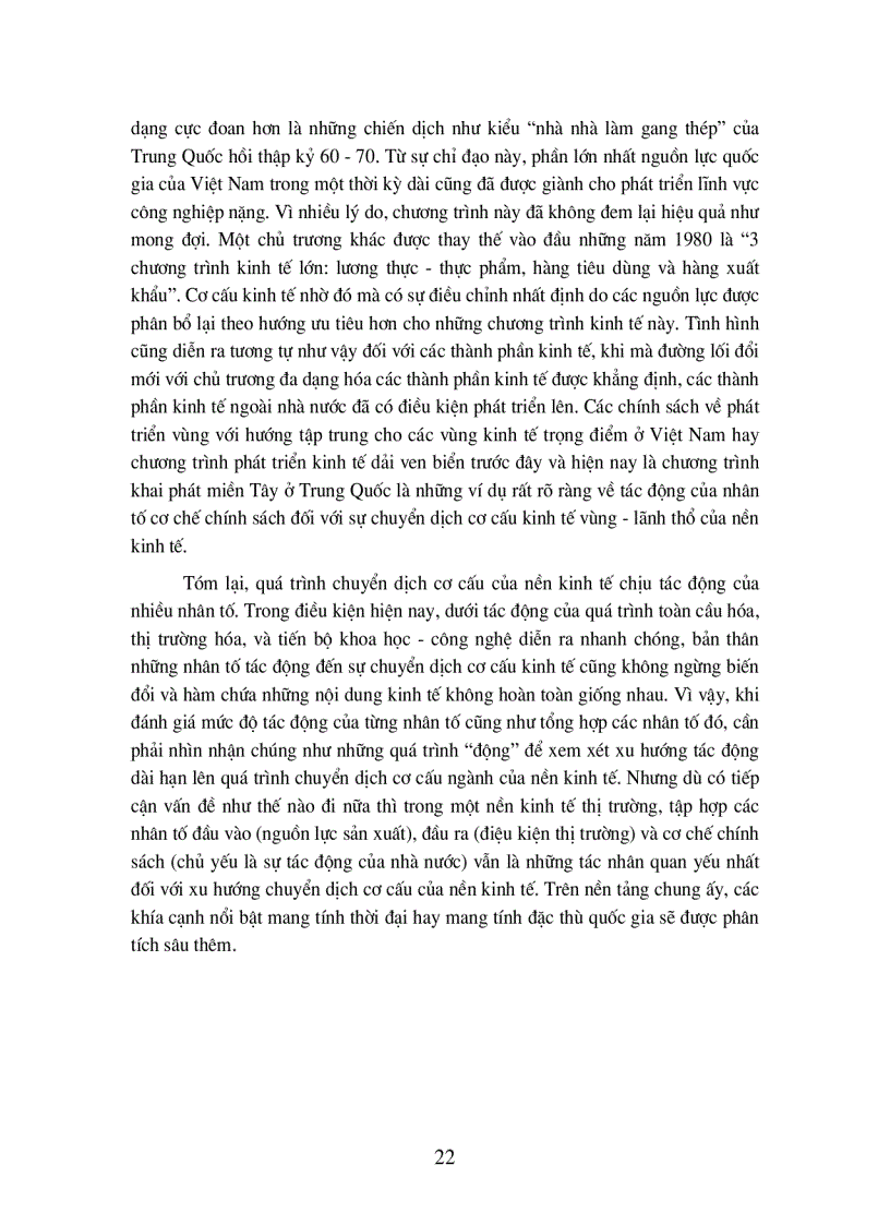 image for page Chuyển dịch cơ cấu kinh tế ngành trong quá trình công nghiệp hóa hiện đại hóa