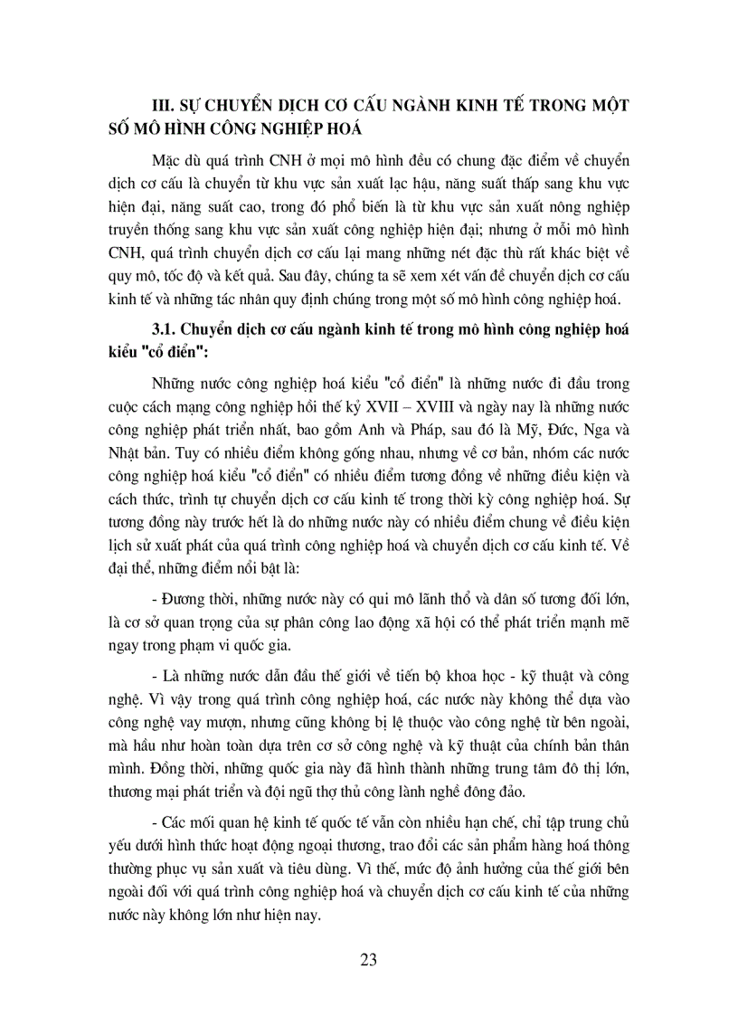 image for page Chuyển dịch cơ cấu kinh tế ngành trong quá trình công nghiệp hóa hiện đại hóa