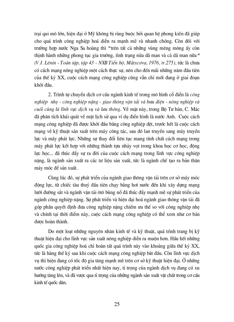 image for page Chuyển dịch cơ cấu kinh tế ngành trong quá trình công nghiệp hóa hiện đại hóa