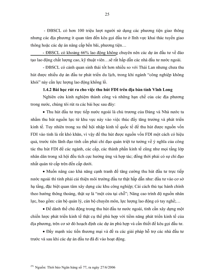 image for page Giải pháp đẩy mạnh thu hút đầu tư trực tiếp nước ngoài để phát triển kinh tế xã hội tỉnh Vĩnh Long giai đoạn 2006 2010
