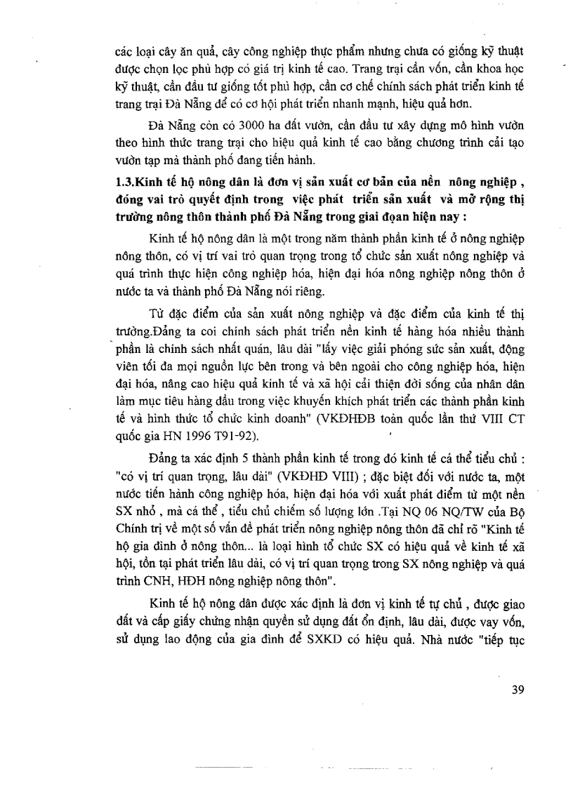 image for page Một số giải pháp lớn nhằm phát triển kinh tế hộ nông dân và HTX nông nghiệp trên địa bàn thành phố Đà Nẵng