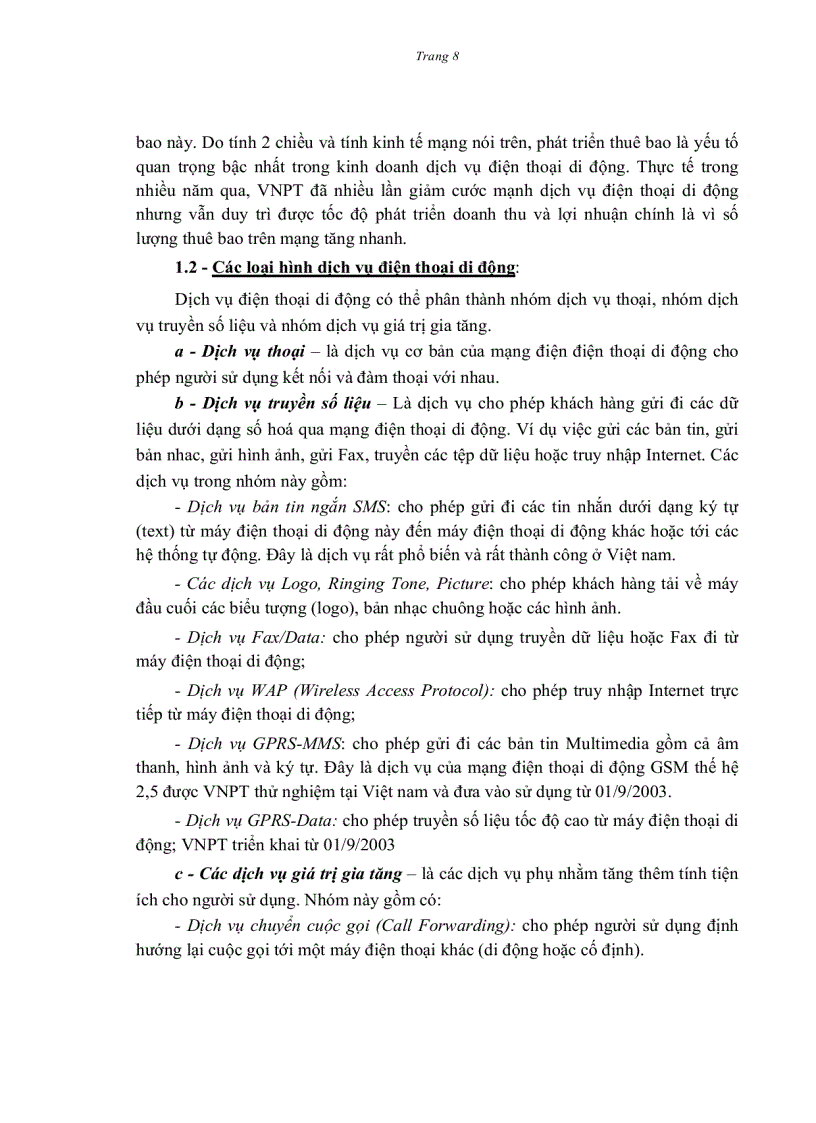 image for page Một số giải pháp phát triển thị trường dịch vụ điện thoại di động của Tập đoàn Bưu chính Viễn thông Việt Nam đến năm 2015