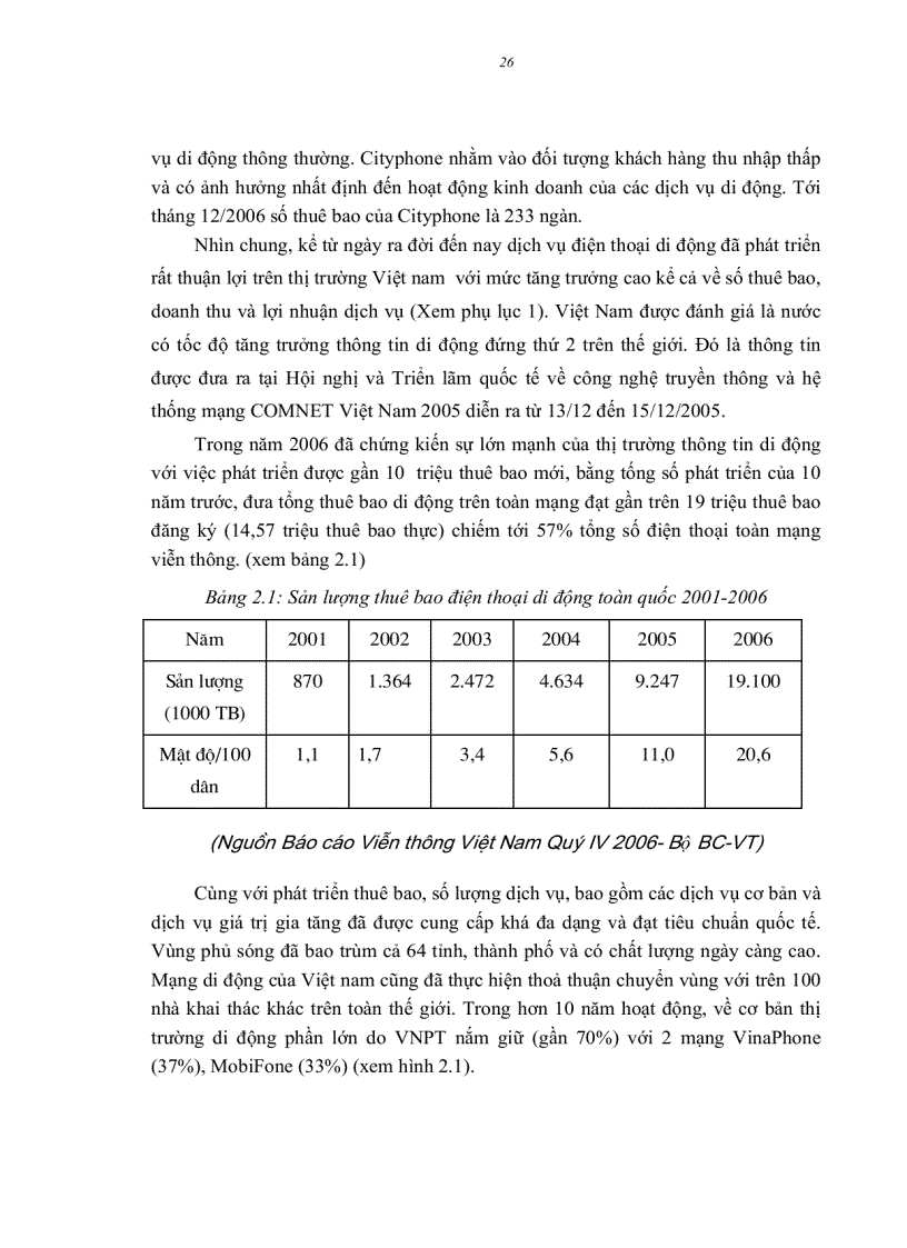 image for page Một số giải pháp phát triển thị trường dịch vụ điện thoại di động của Tập đoàn Bưu chính Viễn thông Việt Nam đến năm 2015
