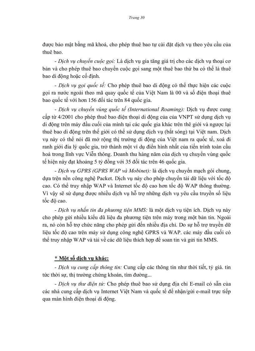 image for page Một số giải pháp phát triển thị trường dịch vụ điện thoại di động của Tập đoàn Bưu chính Viễn thông Việt Nam đến năm 2015