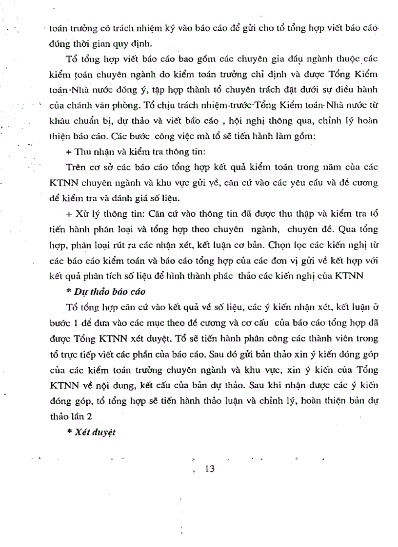 image for page Hoàn thiện nội dung phương pháp lập và công bố báo cáo tổng hợp kết quả kiểm toán hàng năm của kiểm toán Nhà nước