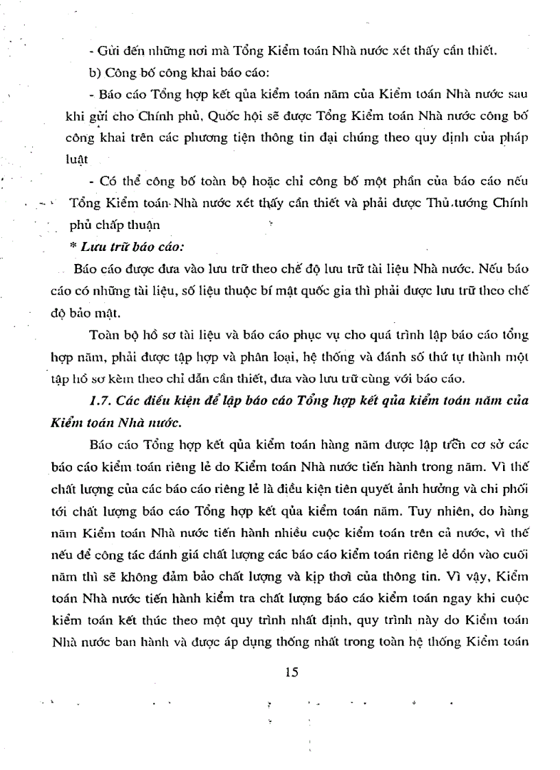 image for page Hoàn thiện nội dung phương pháp lập và công bố báo cáo tổng hợp kết quả kiểm toán hàng năm của kiểm toán Nhà nước