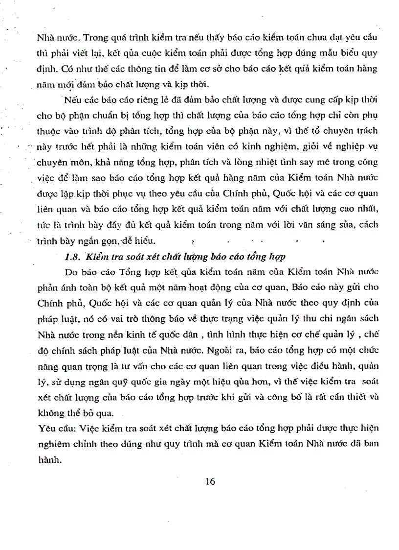 image for page Hoàn thiện nội dung phương pháp lập và công bố báo cáo tổng hợp kết quả kiểm toán hàng năm của kiểm toán Nhà nước