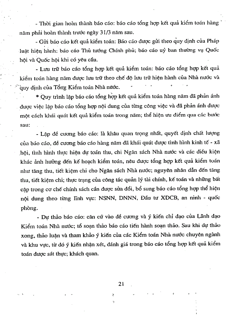 image for page Hoàn thiện nội dung phương pháp lập và công bố báo cáo tổng hợp kết quả kiểm toán hàng năm của kiểm toán Nhà nước