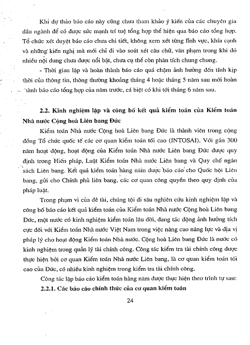 image for page Hoàn thiện nội dung phương pháp lập và công bố báo cáo tổng hợp kết quả kiểm toán hàng năm của kiểm toán Nhà nước