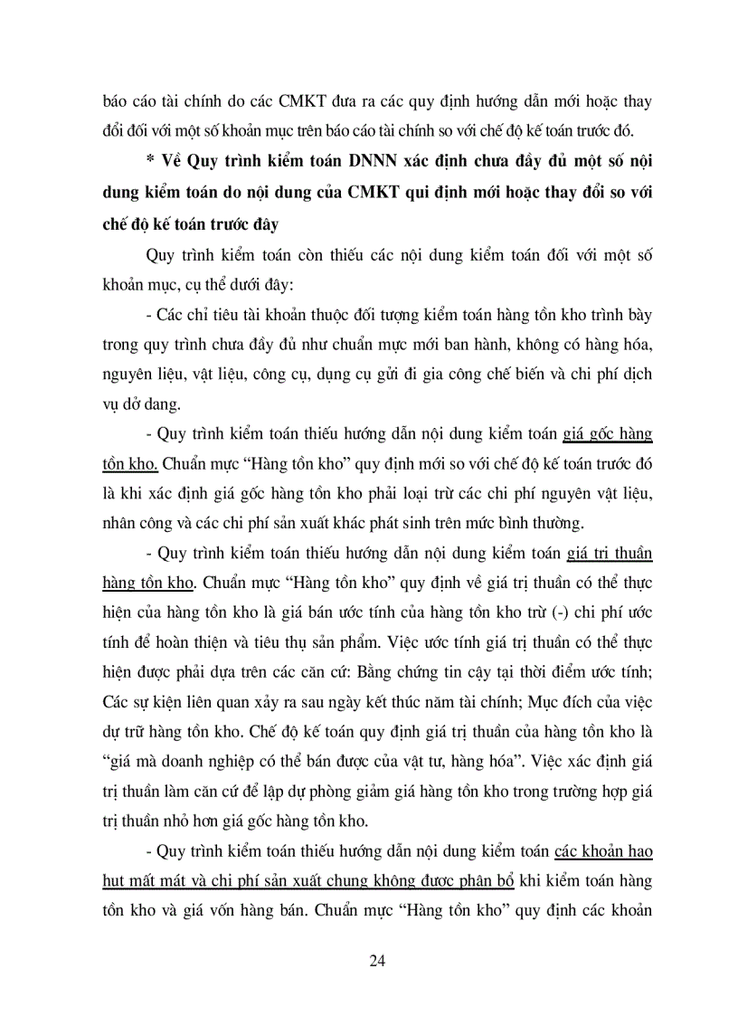 image for page Những chuẩn mực của kế toán Việt Nam đến kiểm toán báo cáo tài chính doanh nghiệp nhà nước và yêu cầu hoàn thiện nội dung quy trình kiểm toán báo cáo tài chính DNNN của kiểm toán nhà nước