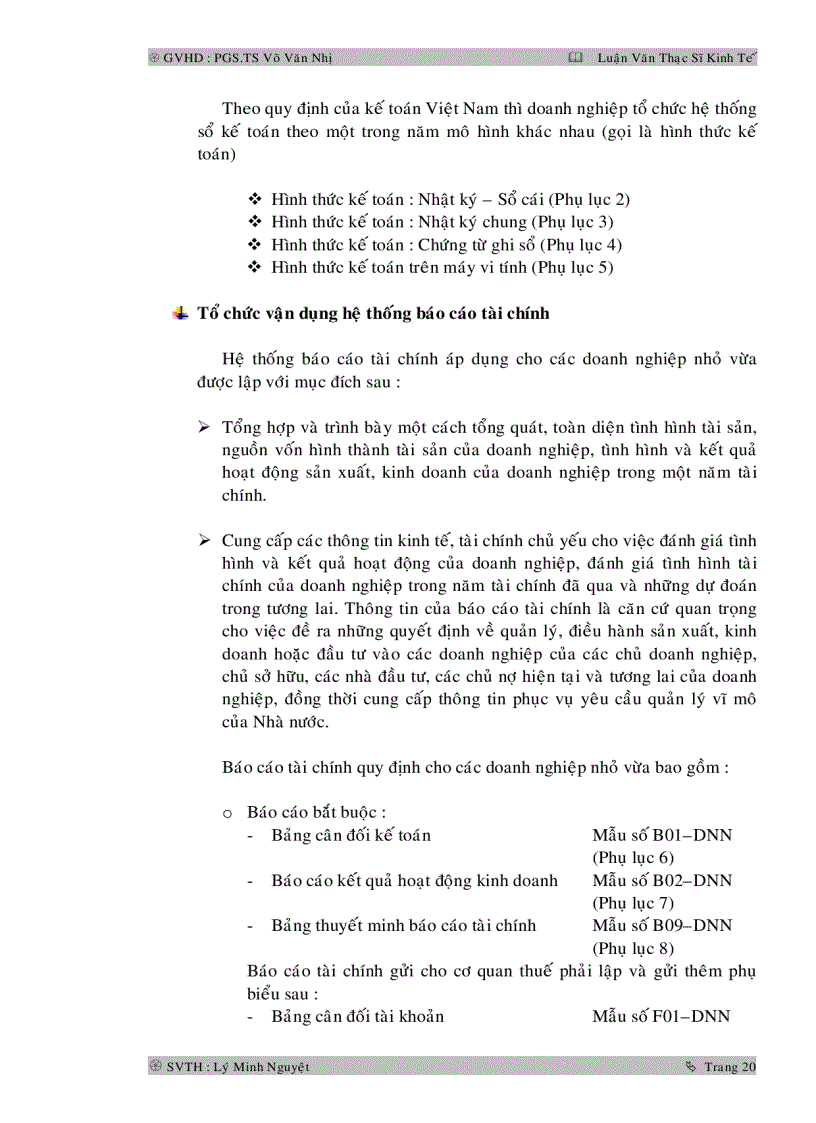 image for page Tổ chức công tác kế toán tại các doanh nghiệp nhỏ và vừa ở Việt Nam