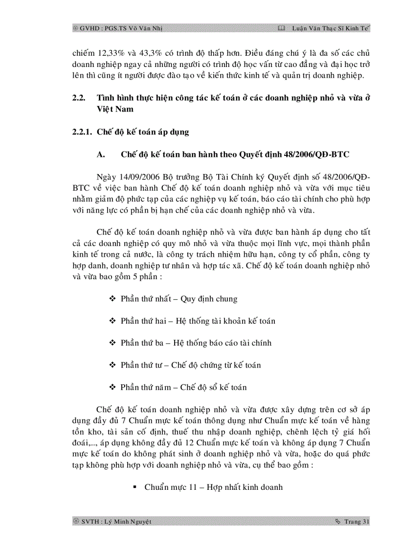image for page Tổ chức công tác kế toán tại các doanh nghiệp nhỏ và vừa ở Việt Nam