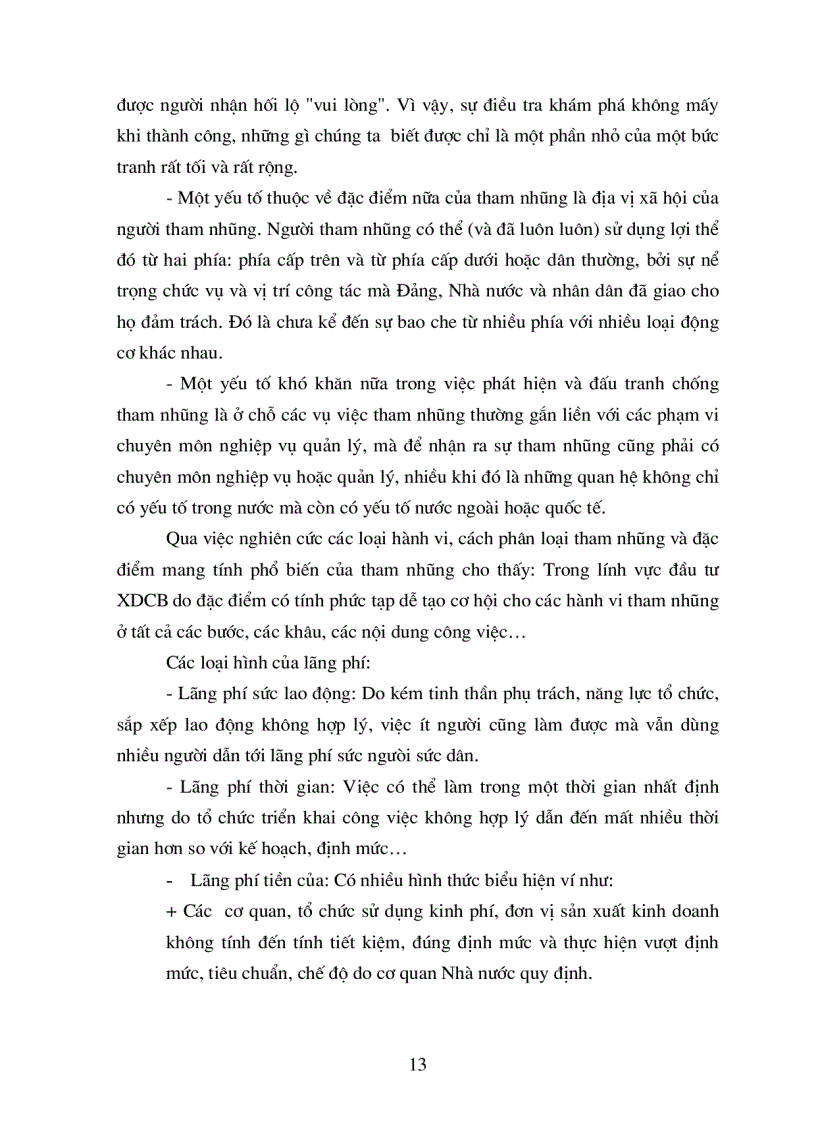 image for page Thực trạng về tham nhũng lãng phí trong các chương trình dự án đầu tư xây dựng bằng vốn ngân sách và các giải pháp đề ra đối với kiểm toán nhà nước