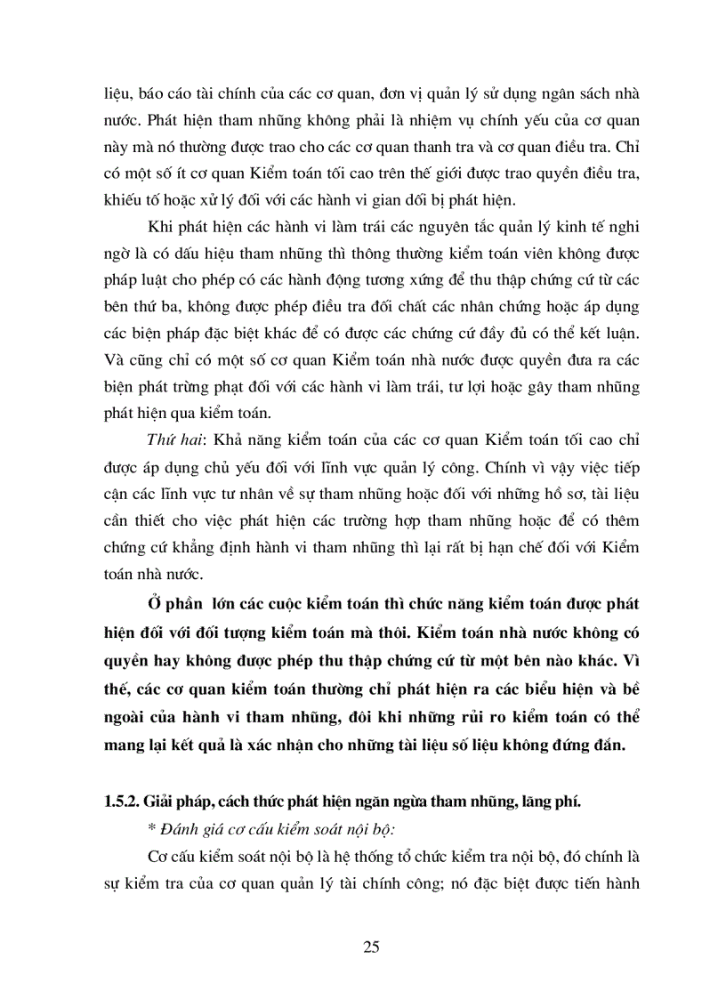 image for page Thực trạng về tham nhũng lãng phí trong các chương trình dự án đầu tư xây dựng bằng vốn ngân sách và các giải pháp đề ra đối với kiểm toán nhà nước