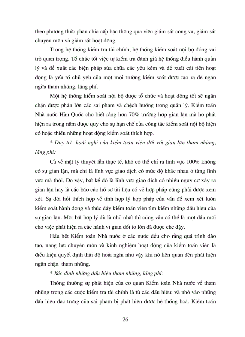 image for page Thực trạng về tham nhũng lãng phí trong các chương trình dự án đầu tư xây dựng bằng vốn ngân sách và các giải pháp đề ra đối với kiểm toán nhà nước