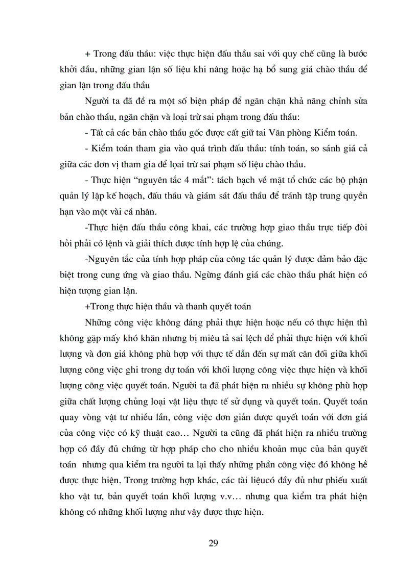 image for page Thực trạng về tham nhũng lãng phí trong các chương trình dự án đầu tư xây dựng bằng vốn ngân sách và các giải pháp đề ra đối với kiểm toán nhà nước