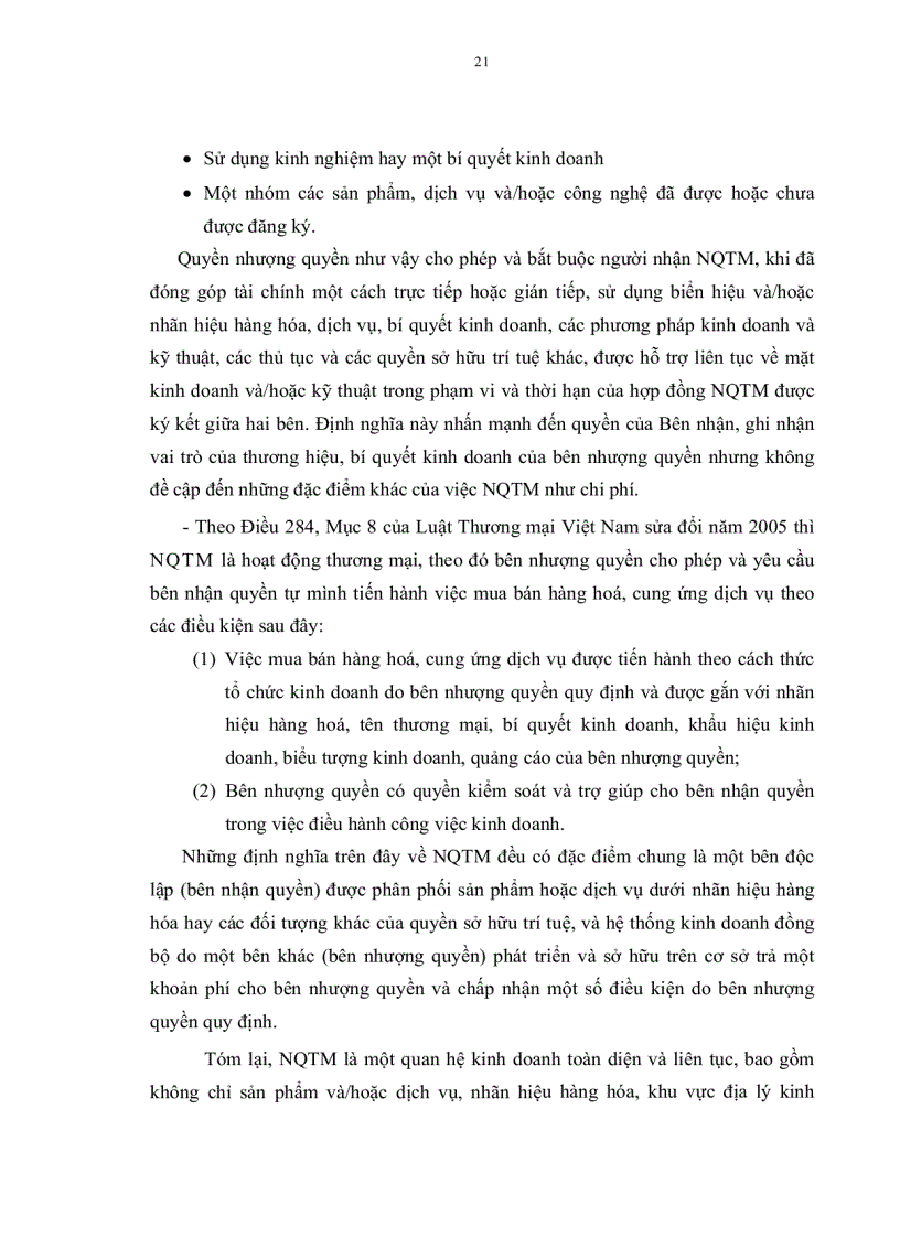 image for page Hoạt động kinh doanh nhượng quyền thương mại tại TP HCM Thực trạng và giải pháp