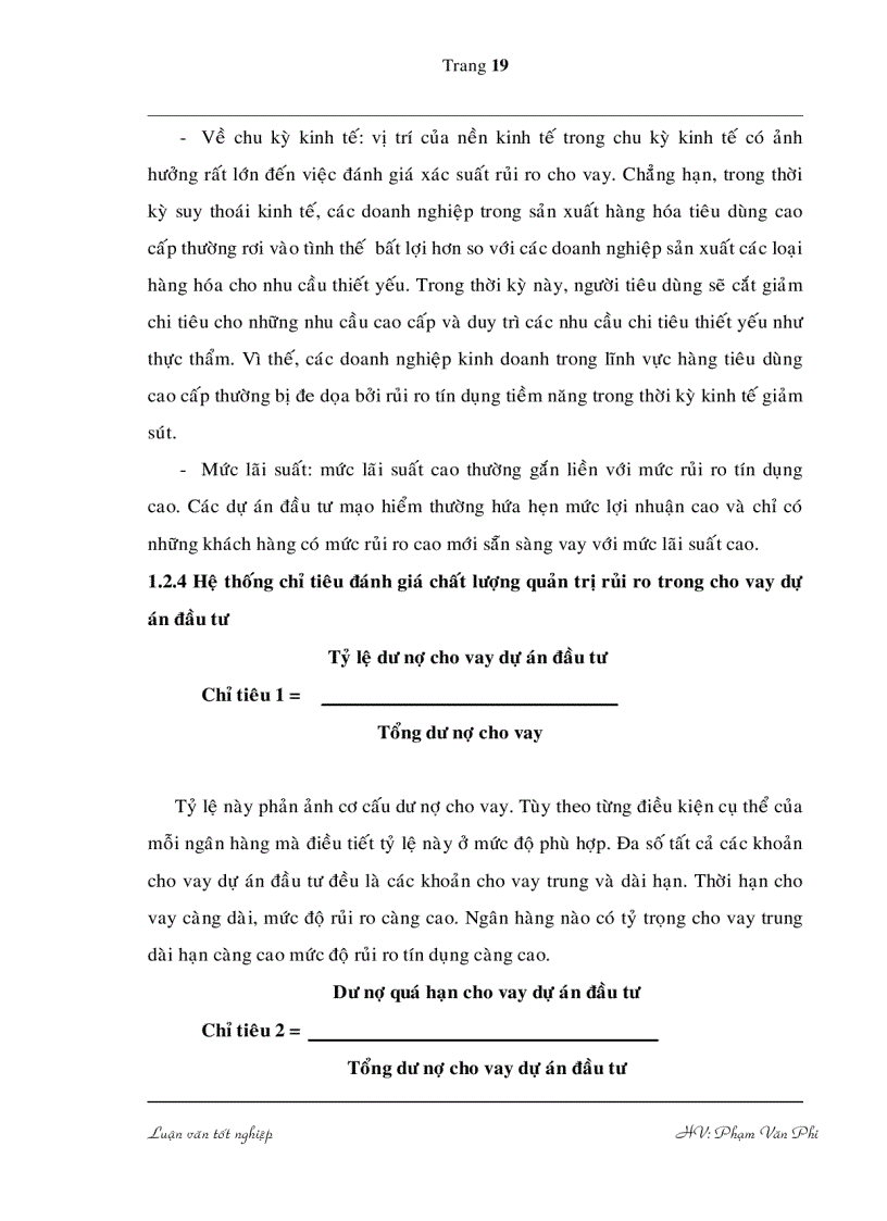 image for page Các giải pháp nâng cao chất lượng công tác quản trị rủi ro trong cho vay dự án đầu tư tại Ngân hàng TMCP Sài Gòn