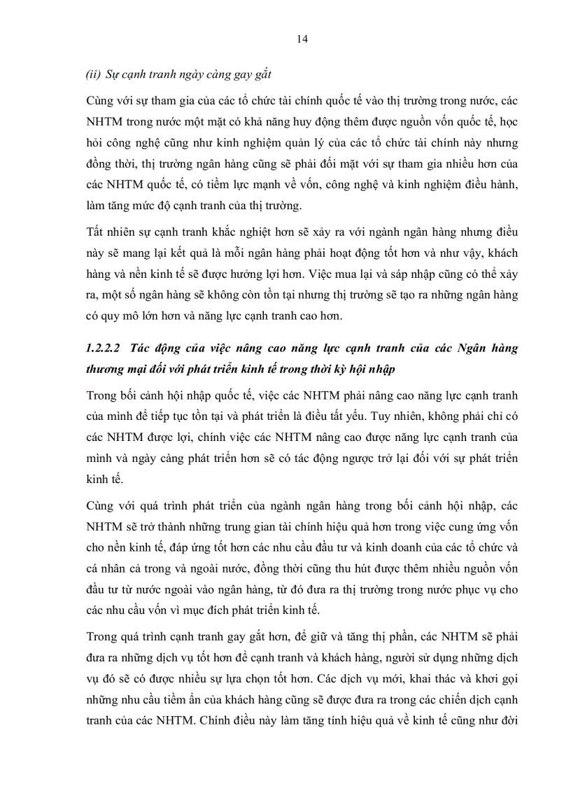 image for page Chiến lược nâng cao năng lực cạnh tranh của các ngân hàng thương mại Việt Nam góp phần phát triển kinh tế trong thời kì hội nhập