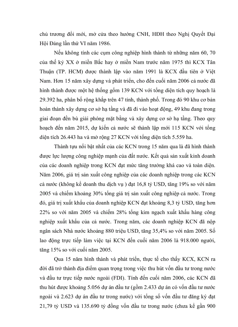 image for page Giải pháp mở rộng và nâng cao hiệu quả tín dụng của Ngân hàng Công thương trong KCX KCN trên địa bàn TP HCM