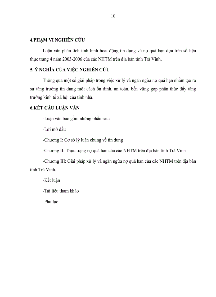 image for page Giải pháp xử lý và ngăn ngừa nợ quá hạn của các Ngân hàng Thương Mại trên địa bàn tỉnh Trà Vinh