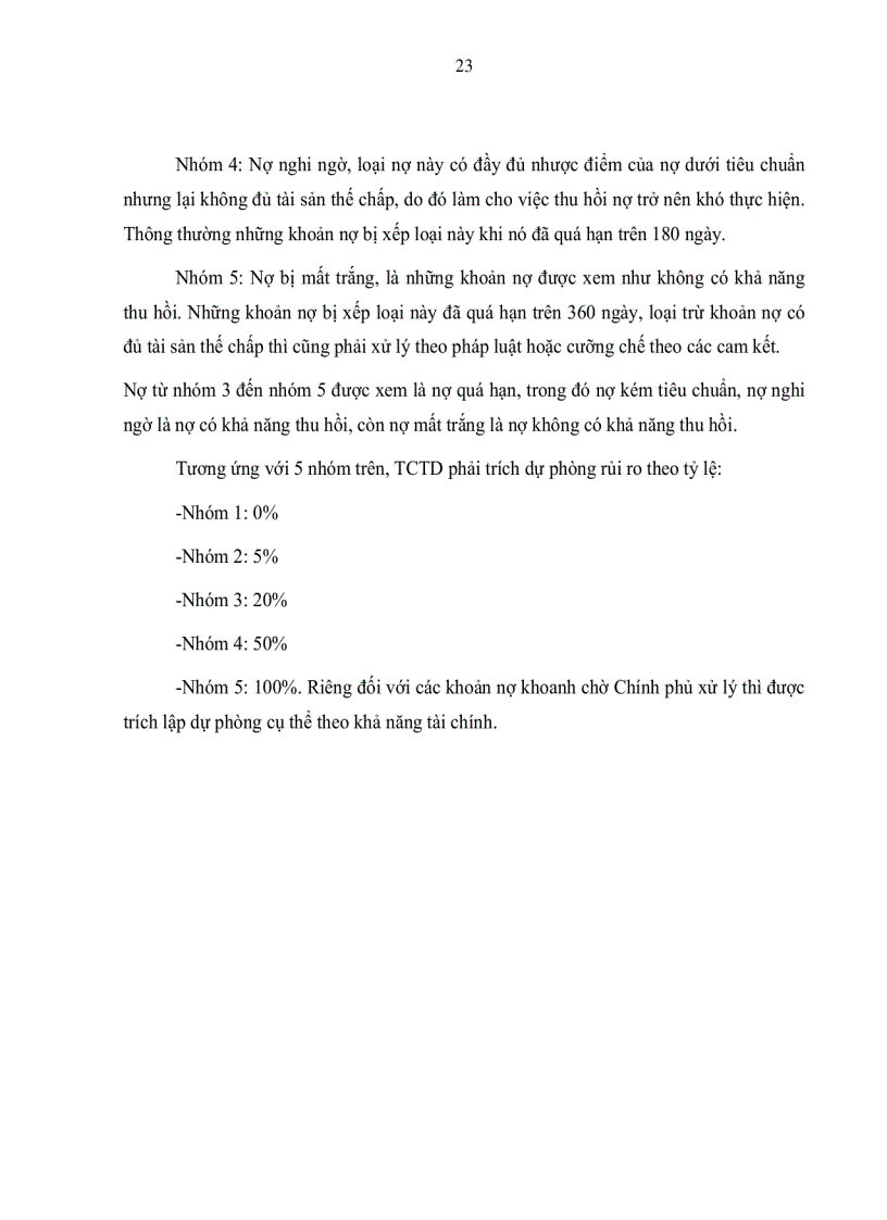 image for page Giải pháp xử lý và ngăn ngừa nợ quá hạn của các Ngân hàng Thương Mại trên địa bàn tỉnh Trà Vinh