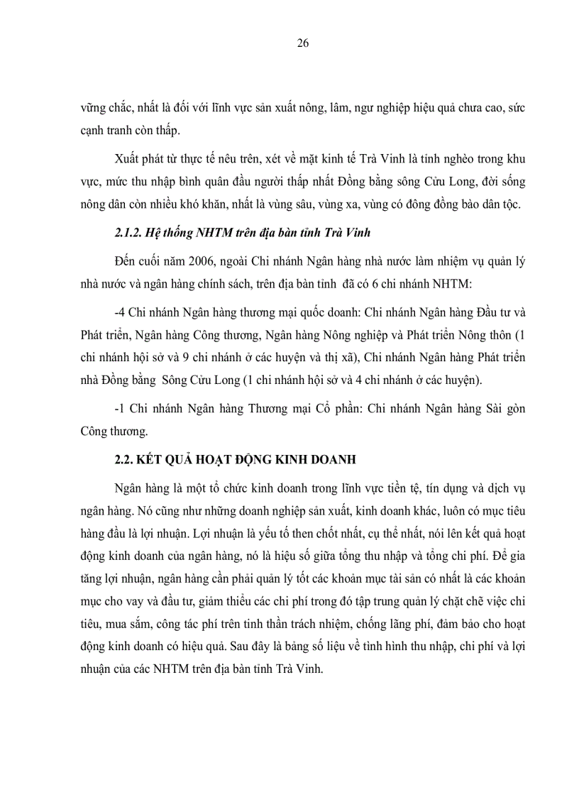 image for page Giải pháp xử lý và ngăn ngừa nợ quá hạn của các Ngân hàng Thương Mại trên địa bàn tỉnh Trà Vinh
