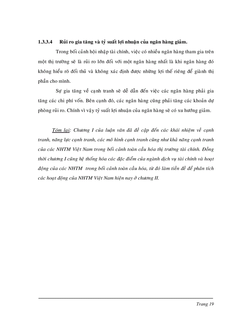 image for page Một số giải pháp nhằm nâng cao khả năng cạnh tranh của hệ thống NHTM Việt Nam trong tiến trình hội nhập Quốc tế