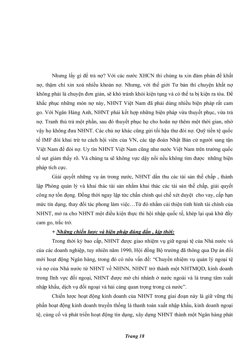 image for page Nâng cao khả năng cạnh tranh của ngân hàng Ngoại thương Việt Nam trong tiến trình hội nhập quốc tế