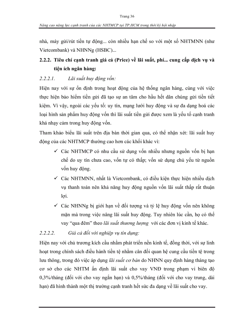 image for page Nâng cao năng lực cạnh tranh của các ngân hàng TMCP tại Thành phố Hồ Chí Minh trong thời kì hội nhập