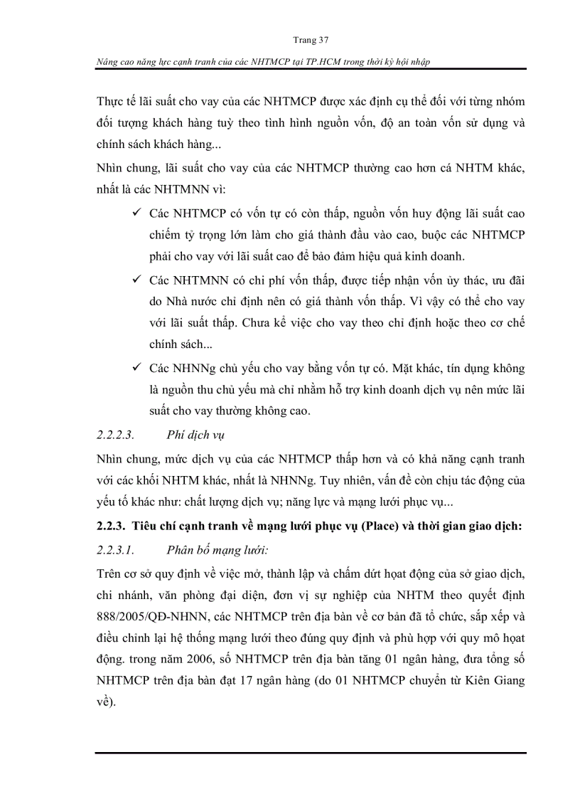 image for page Nâng cao năng lực cạnh tranh của các ngân hàng TMCP tại Thành phố Hồ Chí Minh trong thời kì hội nhập