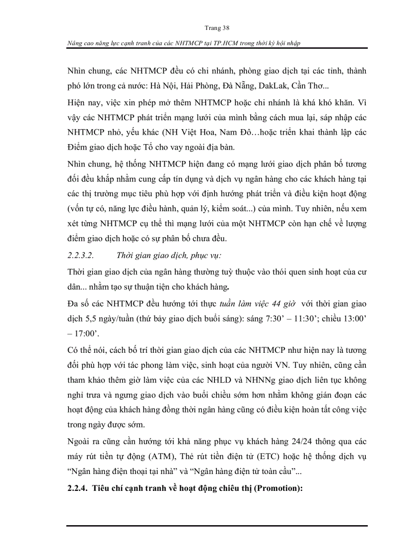 image for page Nâng cao năng lực cạnh tranh của các ngân hàng TMCP tại Thành phố Hồ Chí Minh trong thời kì hội nhập