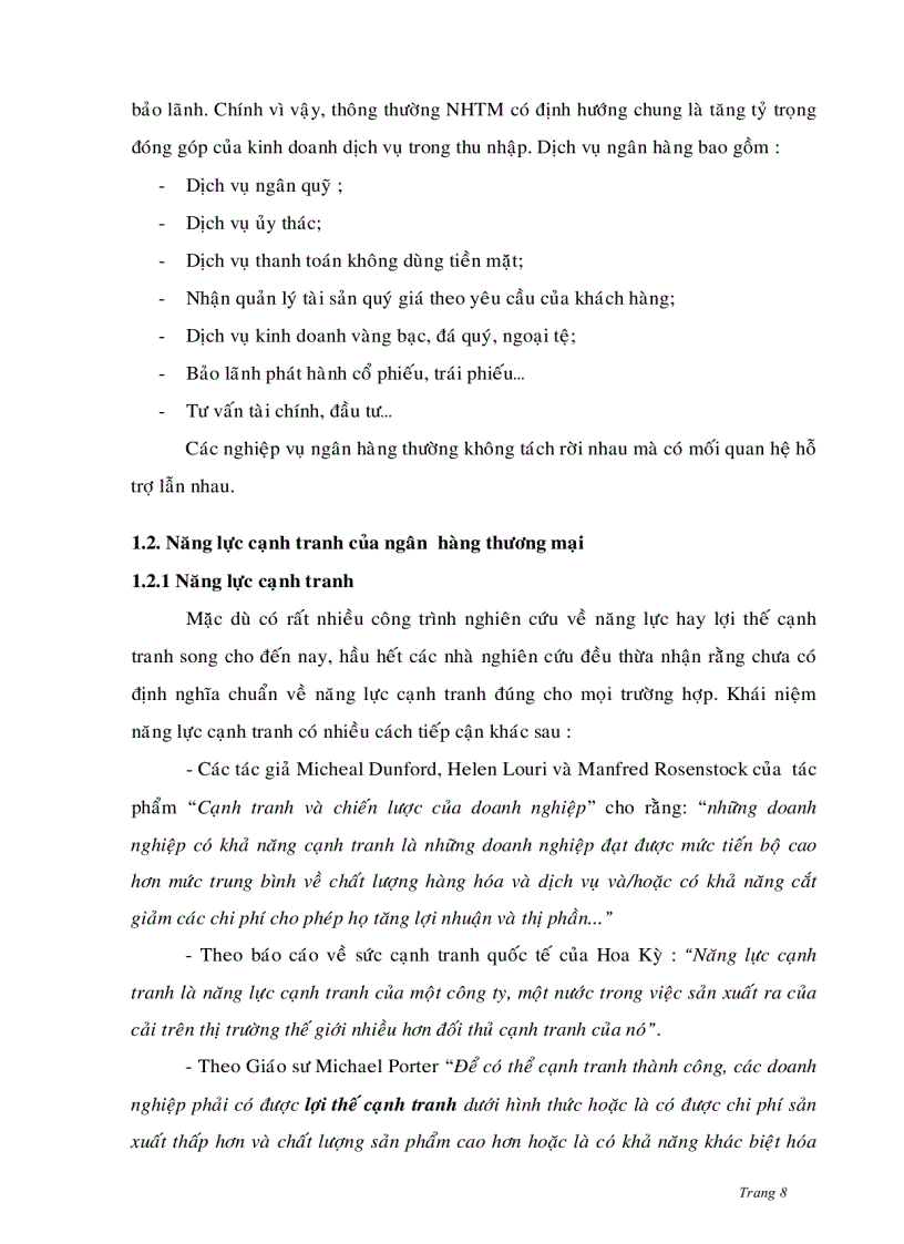 image for page Nâng cao năng lực cạnh tranh của Ngân hàng Ngoại thương Việt Nam trong hội nhập kinh tế Quốc tế