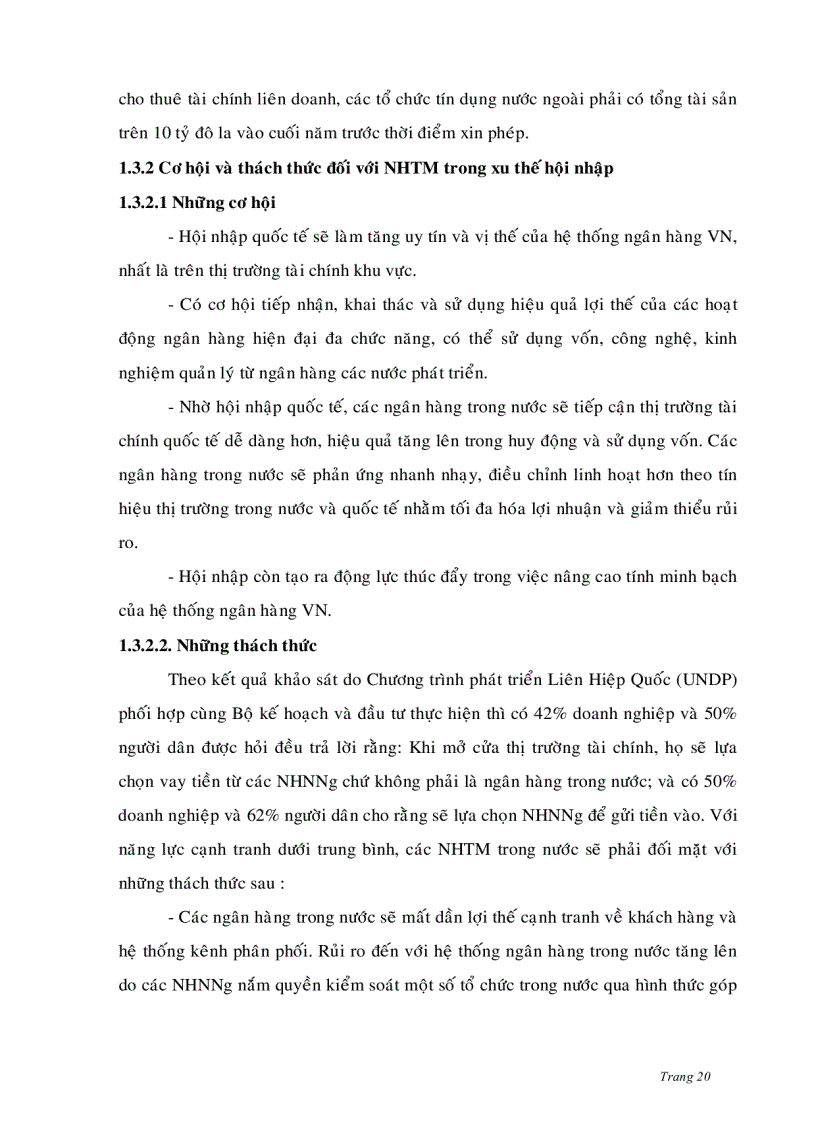 image for page Nâng cao năng lực cạnh tranh của Ngân hàng Ngoại thương Việt Nam trong hội nhập kinh tế Quốc tế