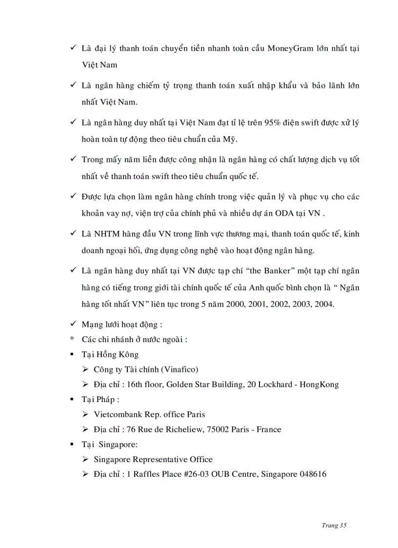 image for page Nâng cao năng lực cạnh tranh của Ngân hàng Ngoại thương Việt Nam trong hội nhập kinh tế Quốc tế