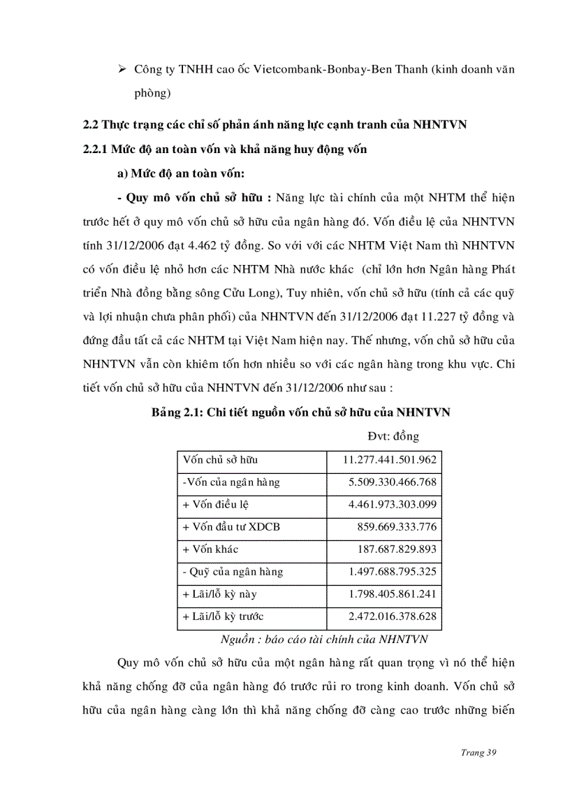 image for page Nâng cao năng lực cạnh tranh của Ngân hàng Ngoại thương Việt Nam trong hội nhập kinh tế Quốc tế