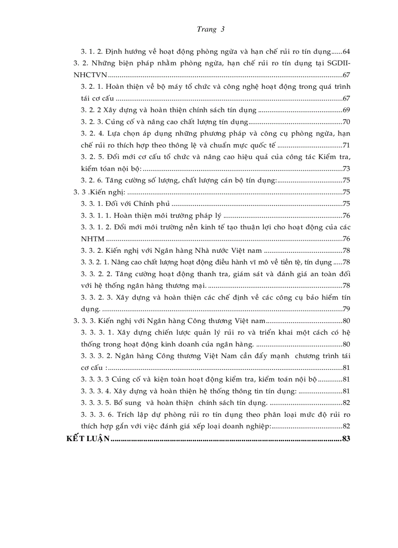 image for page Thực trạng rủi ro tín dụng và các biện pháp phòng ngừa hạn chế rủi ro tín dụng tại Sở giao dịch II Ngân Hàng Công Thương Việt Nam