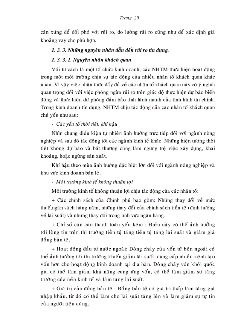 image for page Thực trạng rủi ro tín dụng và các biện pháp phòng ngừa hạn chế rủi ro tín dụng tại Sở giao dịch II Ngân Hàng Công Thương Việt Nam