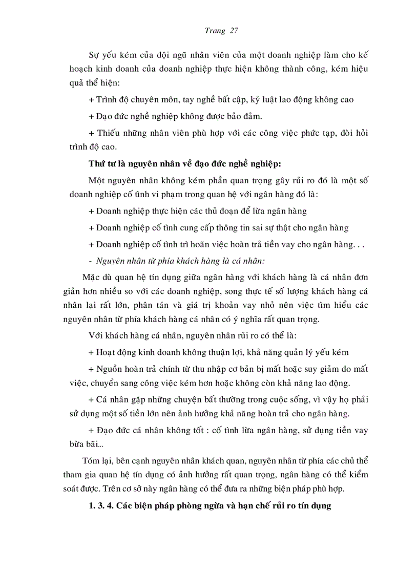 image for page Thực trạng rủi ro tín dụng và các biện pháp phòng ngừa hạn chế rủi ro tín dụng tại Sở giao dịch II Ngân Hàng Công Thương Việt Nam