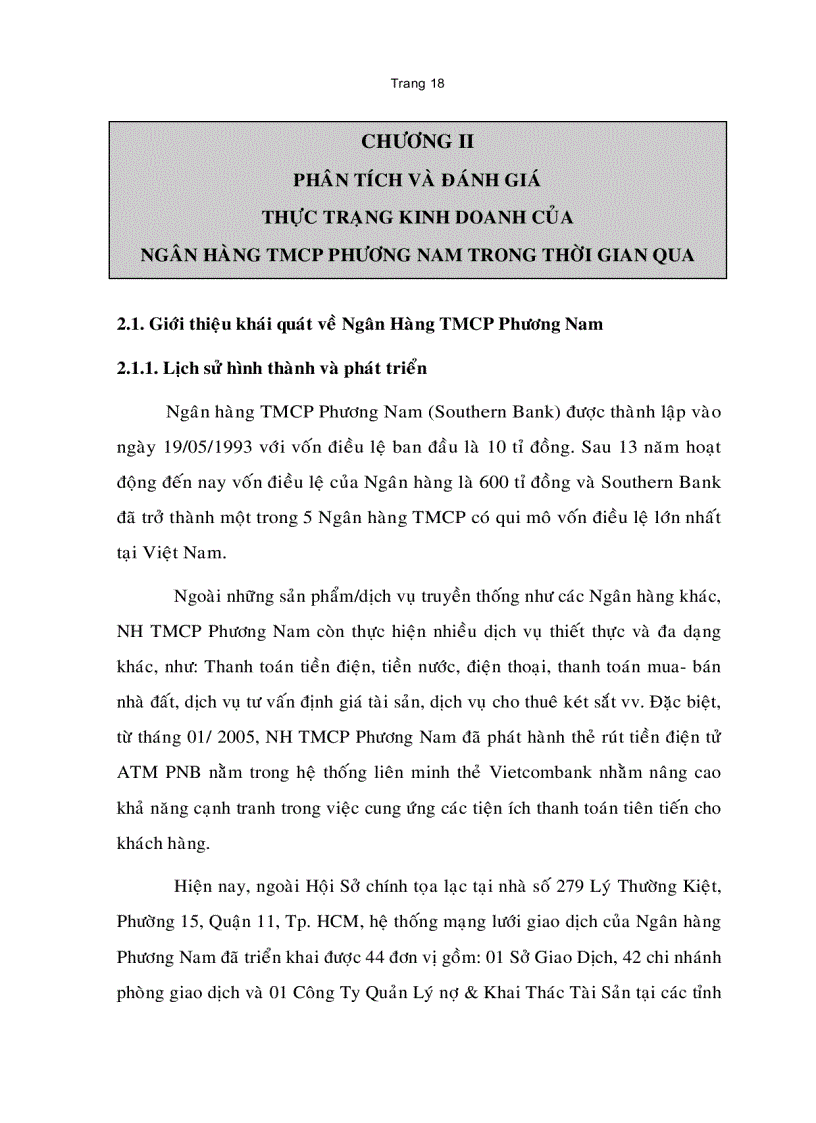 image for page Xây dựng chiến lược kinh doanh của Ngân hàng Phương Nam đến năm 2015