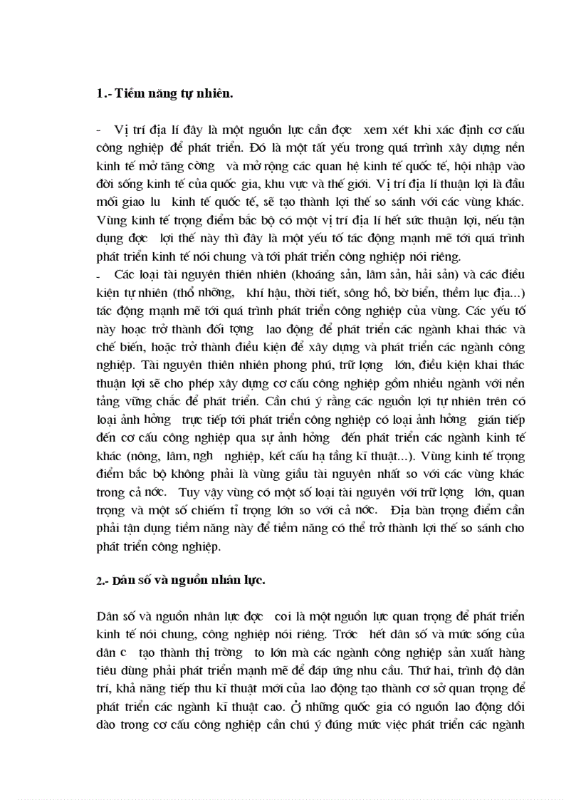 image for page Định hướng và các giải pháp phát triển công nghiệp vùng kinh tế trọng điểm Bắc Bộ thời kì 2000 2010